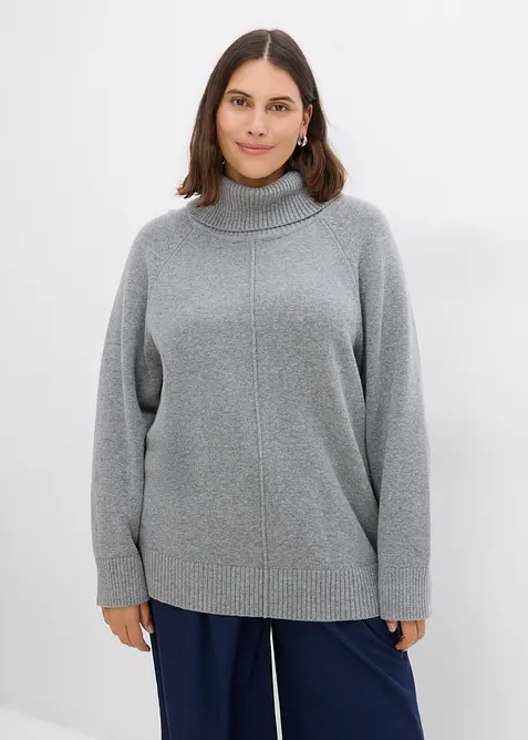 Polotr&ouml;ja med dekorativ s&ouml;m, bonprix