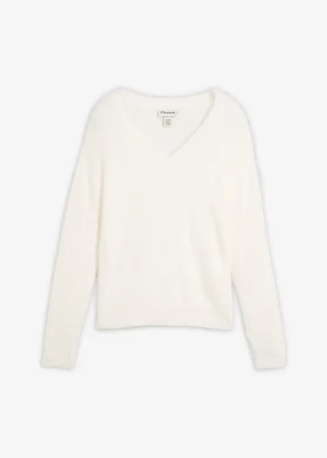 Tr&ouml;ja med plyschk&auml;nsla, bonprix