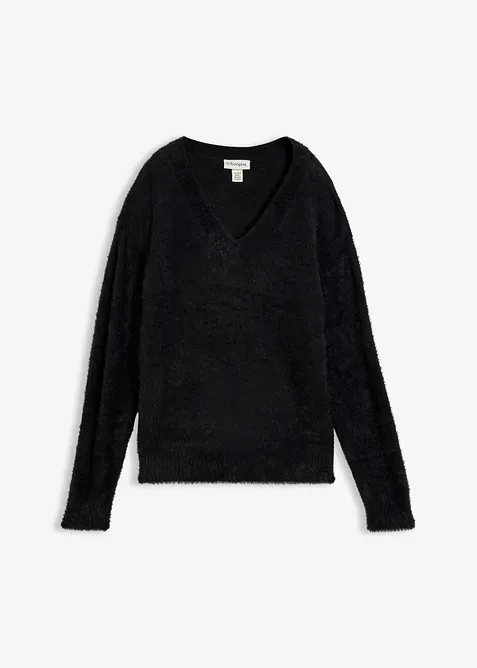 Tr&ouml;ja med plyschk&auml;nsla och viskos, bonprix