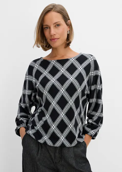 Tr&ouml;ja i fintr&aring;dig viskosmix, bonprix