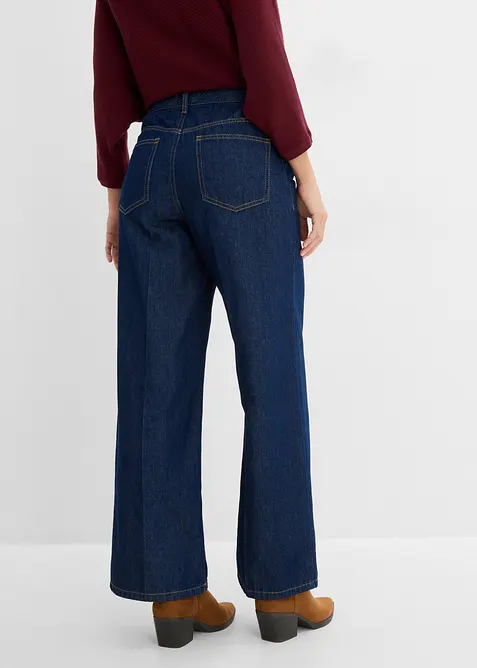 Wide Leg Jeans, Mid Waist, bonprix