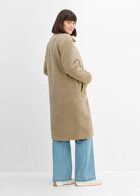 Mammakappa med babyficka i teddyfleece, bonprix