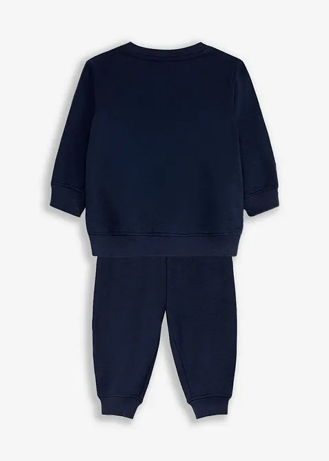 Sweatshirt och byxa med ekologisk bomull (2 delar), bonprix