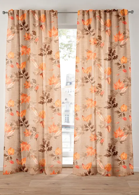 Gardin med l&auml;tt struktur (1-pack), bonprix