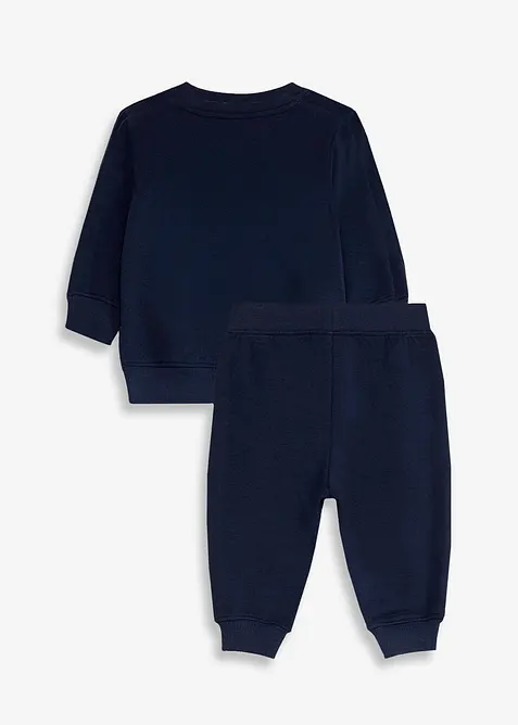 Sweatshirt och byxa med ekologisk bomull (2 delar), bonprix