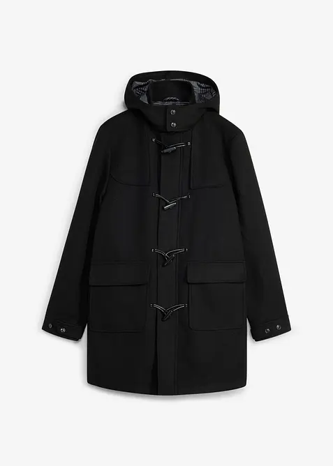 V&auml;rmande duffel med yllelook, bonprix