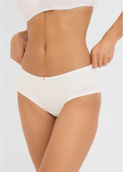 Hipstertrosa med ekologisk bomull (4-pack), bonprix