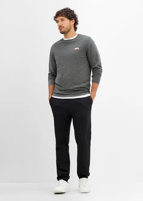 L&aring;ng&auml;rmad T-shirt med ekologisk bomull, bonprix