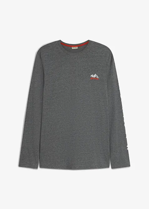 L&aring;ng&auml;rmad T-shirt med ekologisk bomull, bonprix