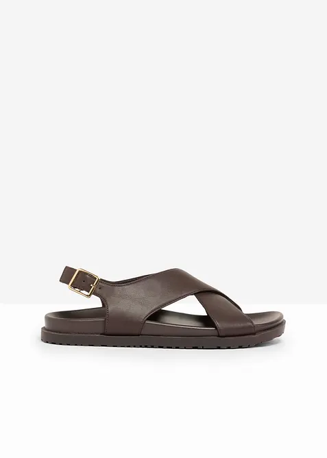 Sandal med bekv&auml;m fotb&auml;dd, bonprix