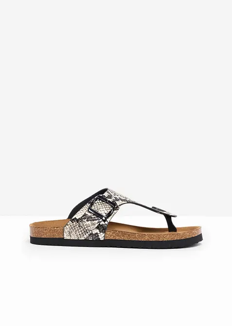 Flip flop-sandal med bekv&auml;m fotb&auml;dd, bonprix