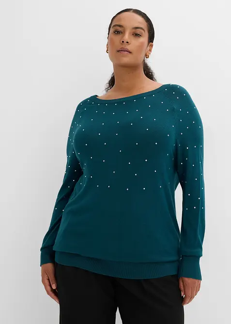 L&aring;ng tr&ouml;ja med glitterstenar, bonprix