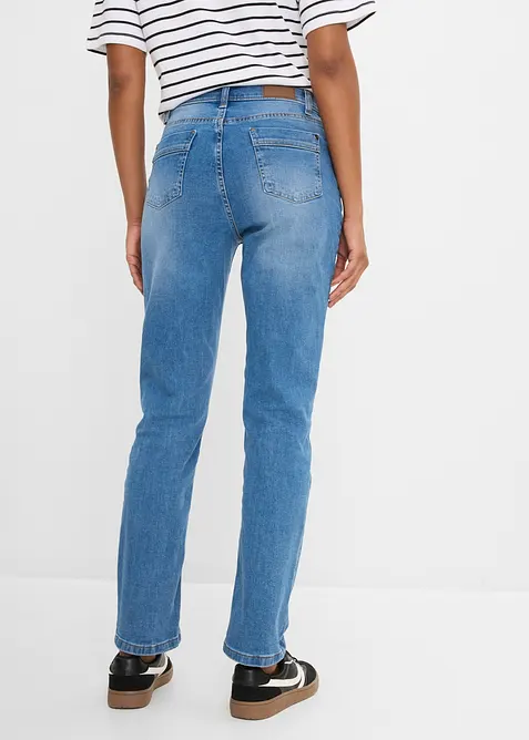 Straight jeans Mid Waist, Stretch, bonprix