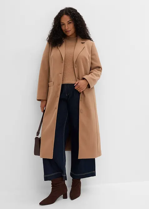 Kappa med yllelook, bonprix