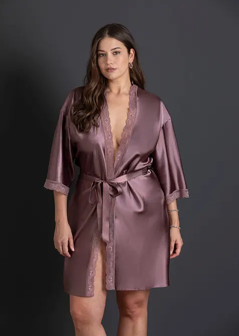 Kimono i satin, bonprix
