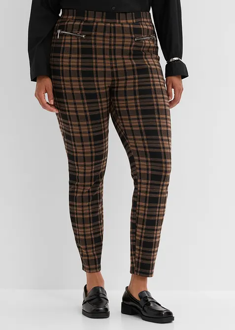 Jerseybyxa i jacquard, bonprix