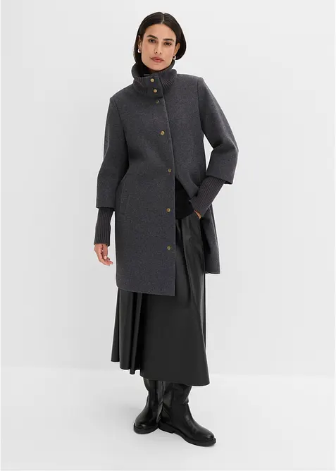 Kappa med yllelook, bonprix