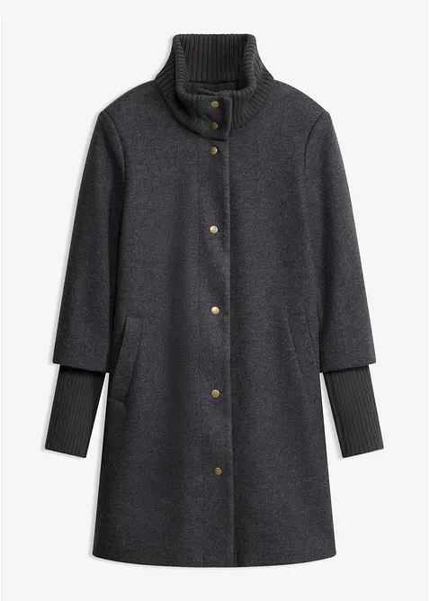 Kappa med yllelook, bonprix