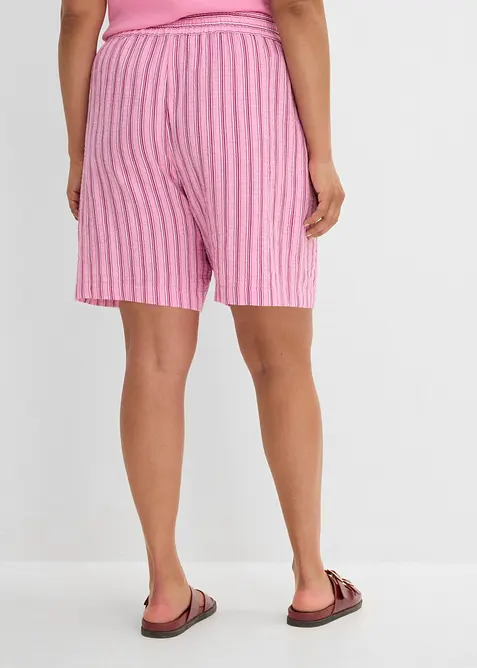 Dra p&aring;-shorts av mjuk bomullsmuslin, bonprix