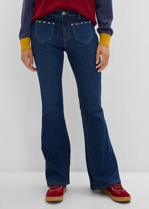 Bootcut-jeans, Mid Waist, bonprix