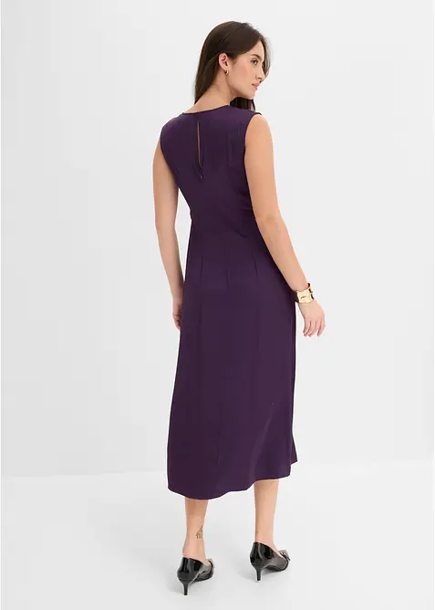 Midikl&auml;nning av satin med mjukt fall, bonprix