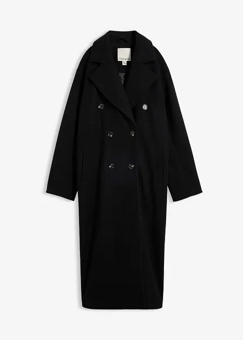 Oversizekappa med yllelook, bonprix
