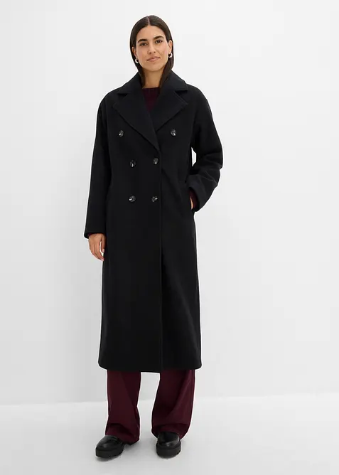 Oversizekappa med yllelook, bonprix