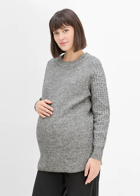 Stickad mamma-/amningstr&ouml;ja, bonprix