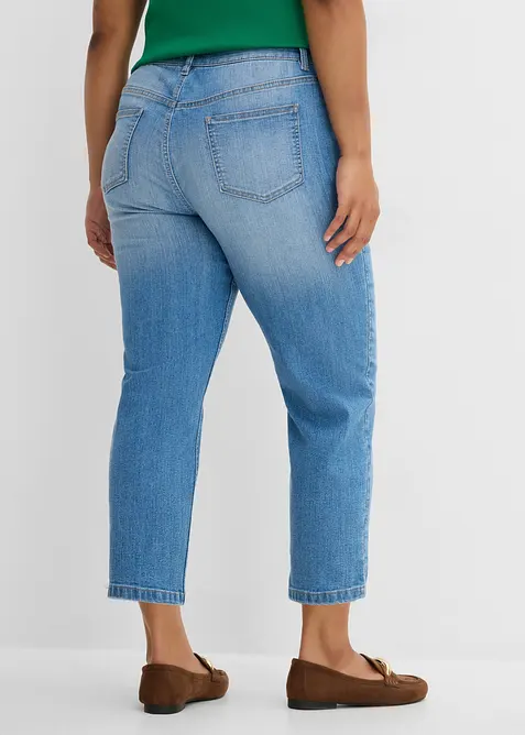 Slim Fit Jeans, High Waist, cropped, bonprix