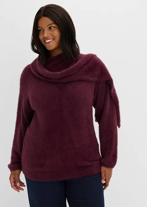 Oversize-tr&ouml;ja med sjal, bonprix