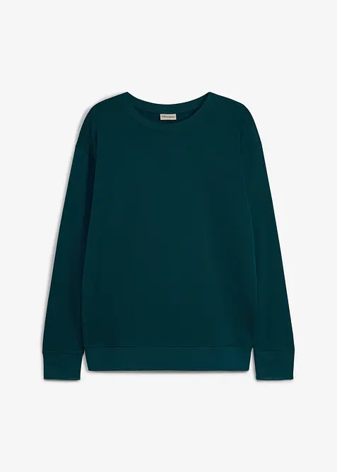 Oversizesweatshirt i ekologisk bomull, bonprix