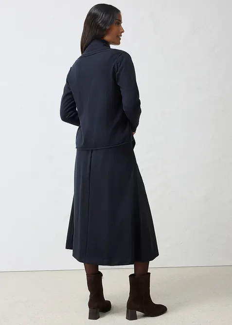 Cardigan i bomull och ull, bonprix