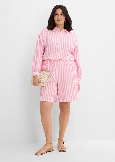 Shorts i bomullsmuslin, bonprix