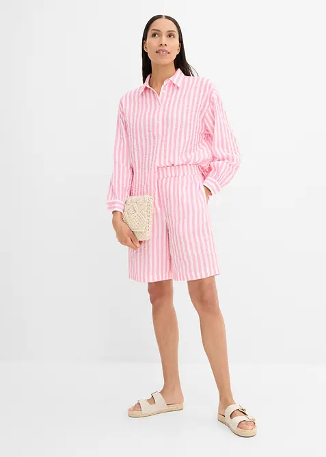 Shorts i bomullsmuslin, bonprix