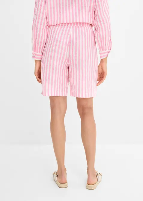 Shorts i bomullsmuslin, bonprix