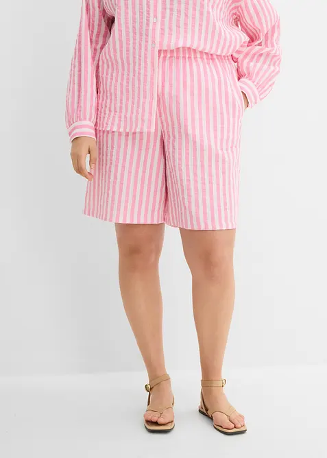 Shorts i bomullsmuslin, bonprix
