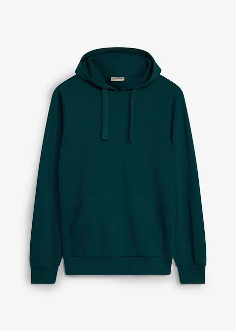 Sweatshirt med huva, normal passform, bonprix