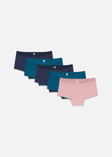 Hipstertrosa med mjuk bomull (5-pack), bonprix