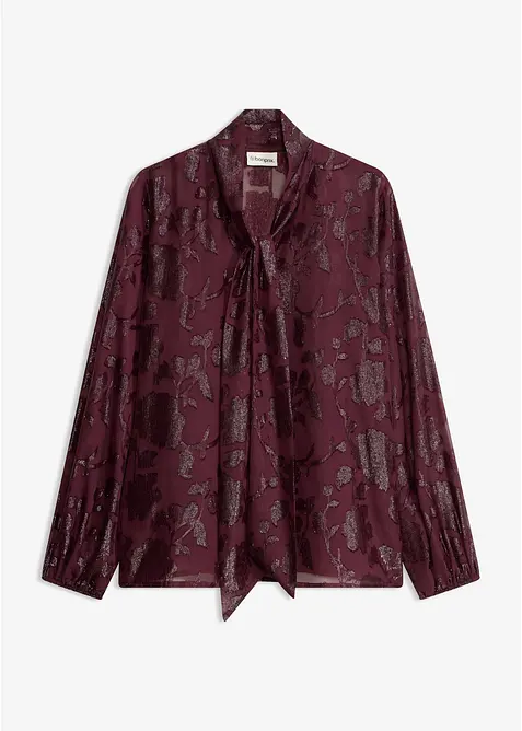 Dra p&aring;-blus med broderi, bonprix