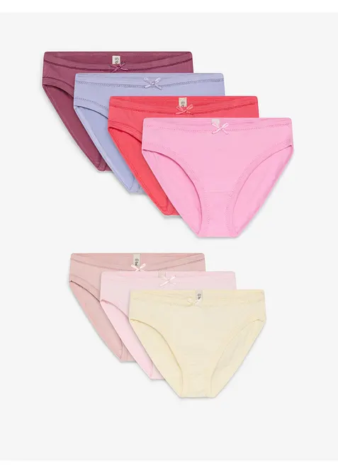 Trosa med ekologisk bomull (7-pack), bonprix