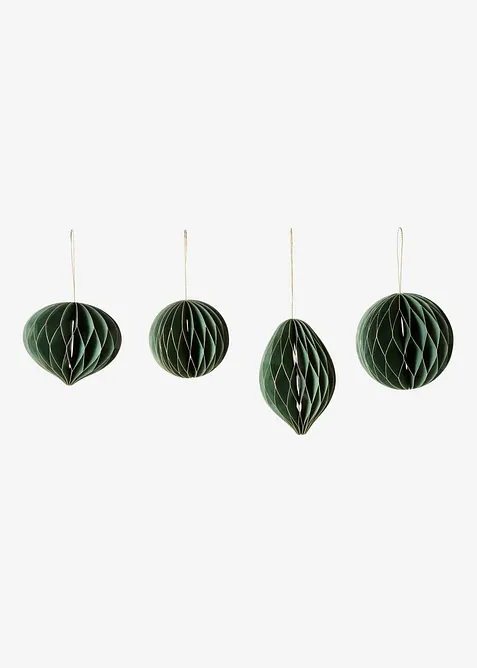 Julgranspynt i papper (4 delar), bonprix