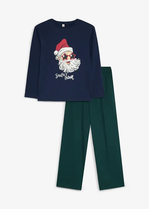 Pyjamas av mjuk, ekologisk bomull, bonprix