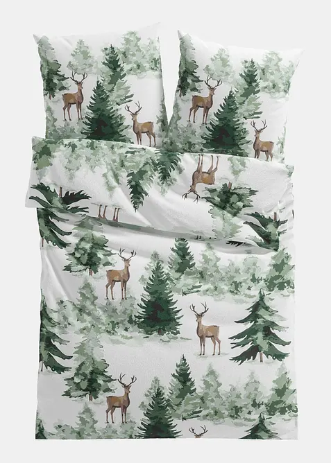 P&aring;slakanset i flanell, bonprix