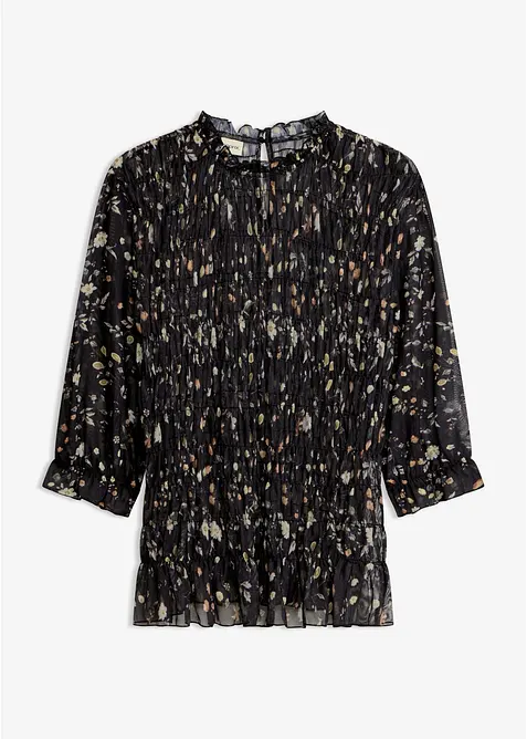 Blustopp av tunn mesh, bonprix