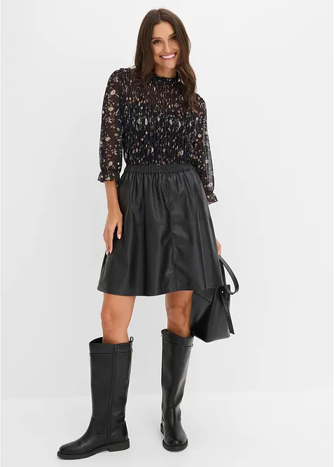 Blustopp av tunn mesh, bonprix