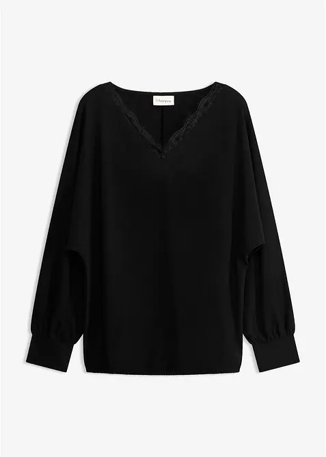 Topp med fladdermus&auml;rmar, bonprix
