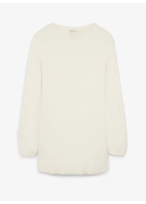Mamma-/amningstr&ouml;ja med plyschlook, bonprix