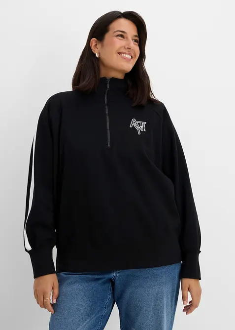 Sweatshirt i bomullsmix, bonprix