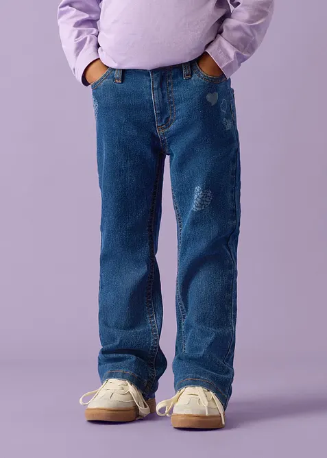Fodrade Bootcut Jeans Mid Waist, fr&aring;n Lurchi, Lurchi