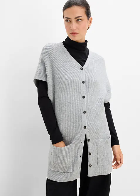 Cardigan i viskosmix, bonprix